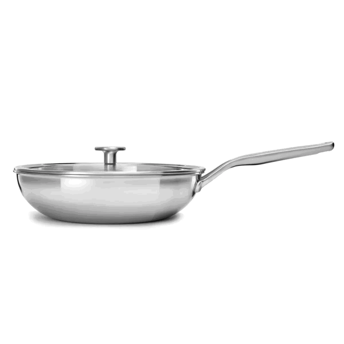 KITCHENAID Multi-Ply Nerezová oceľ 28 cm - oceľová panvica / wok s pokrievkou