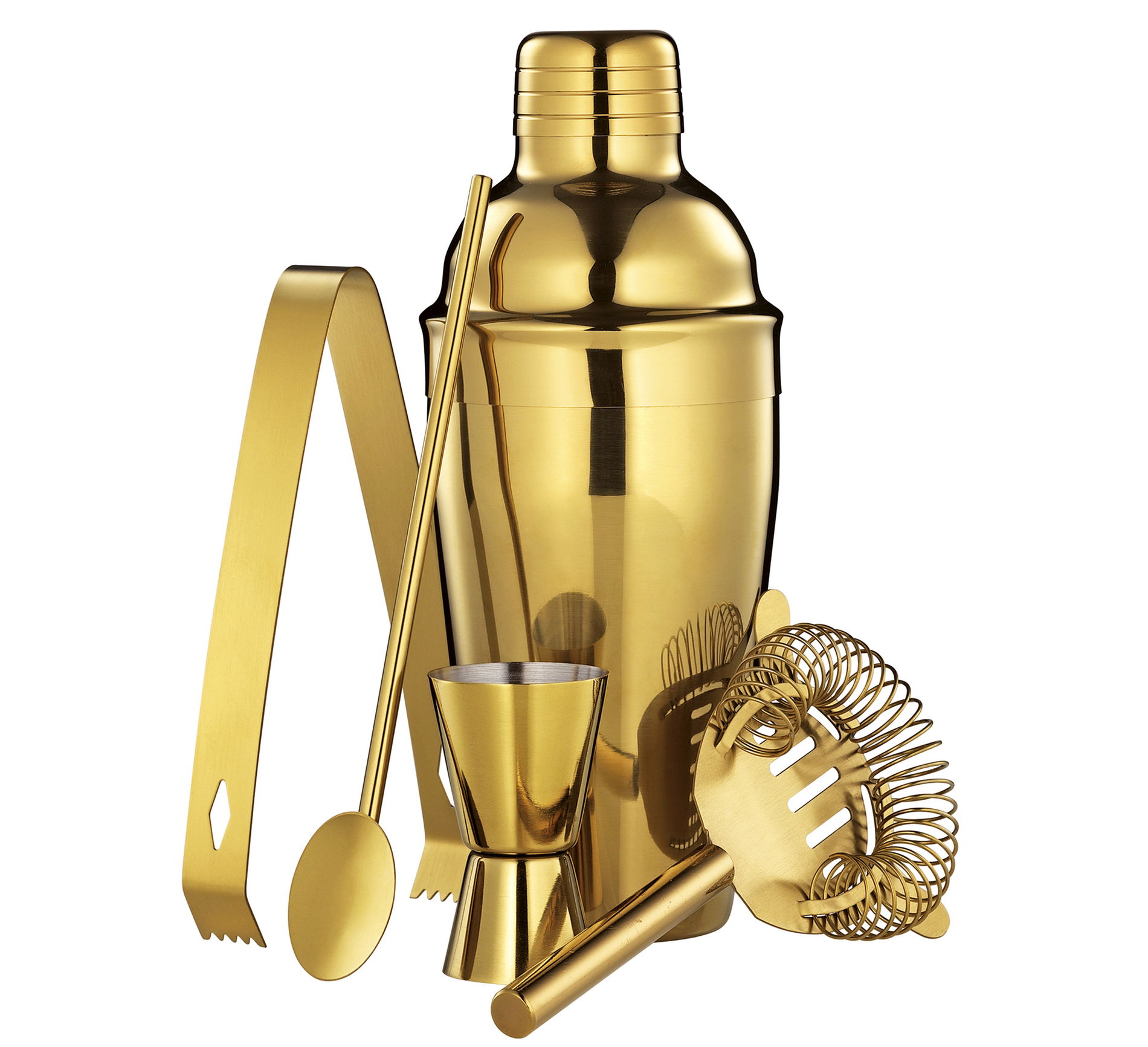 CILIO Golden Mule 5 el. - nerezová barová sada