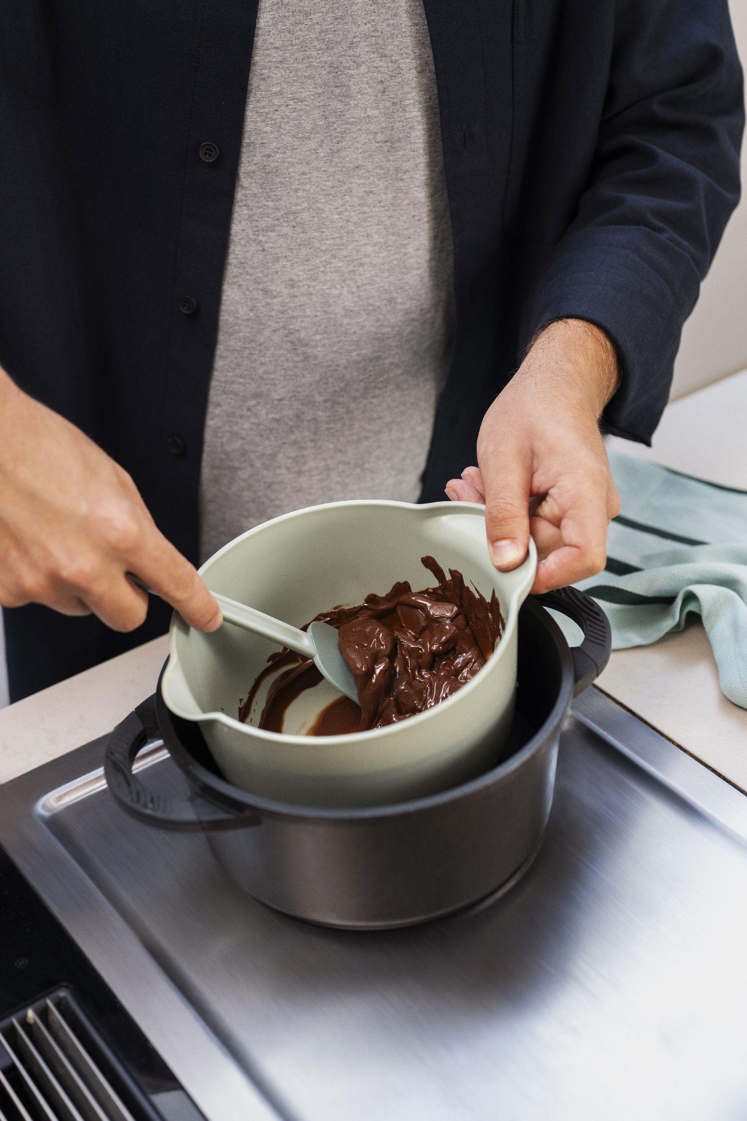 MEPAL CHEF IT 20.5 cm - nylónová kuchynská špachtľa bezpečná pre nepriľnavé povrchy, koralová