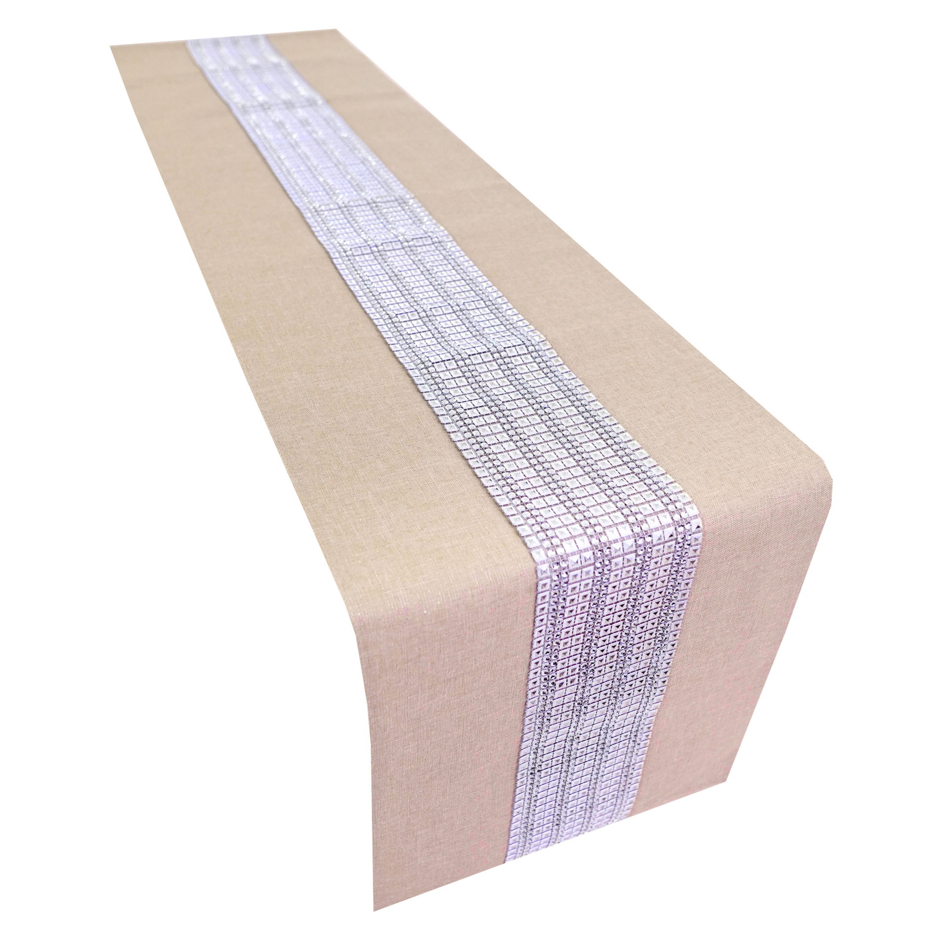 Bieżnik na stół JEDEKA OSKAR 9565 ECRU 33 x 140 cm