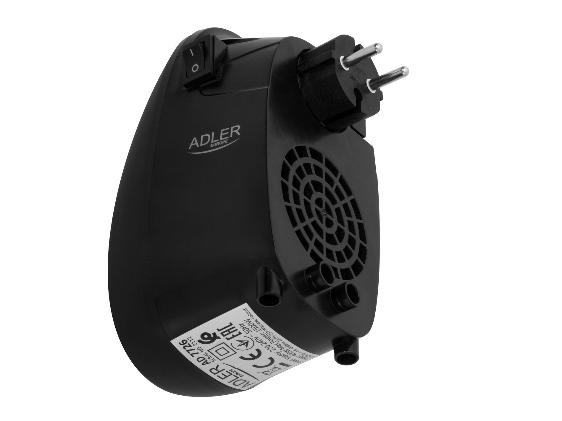 ADLER AD 7726 1500 W - keramický termoventilátor