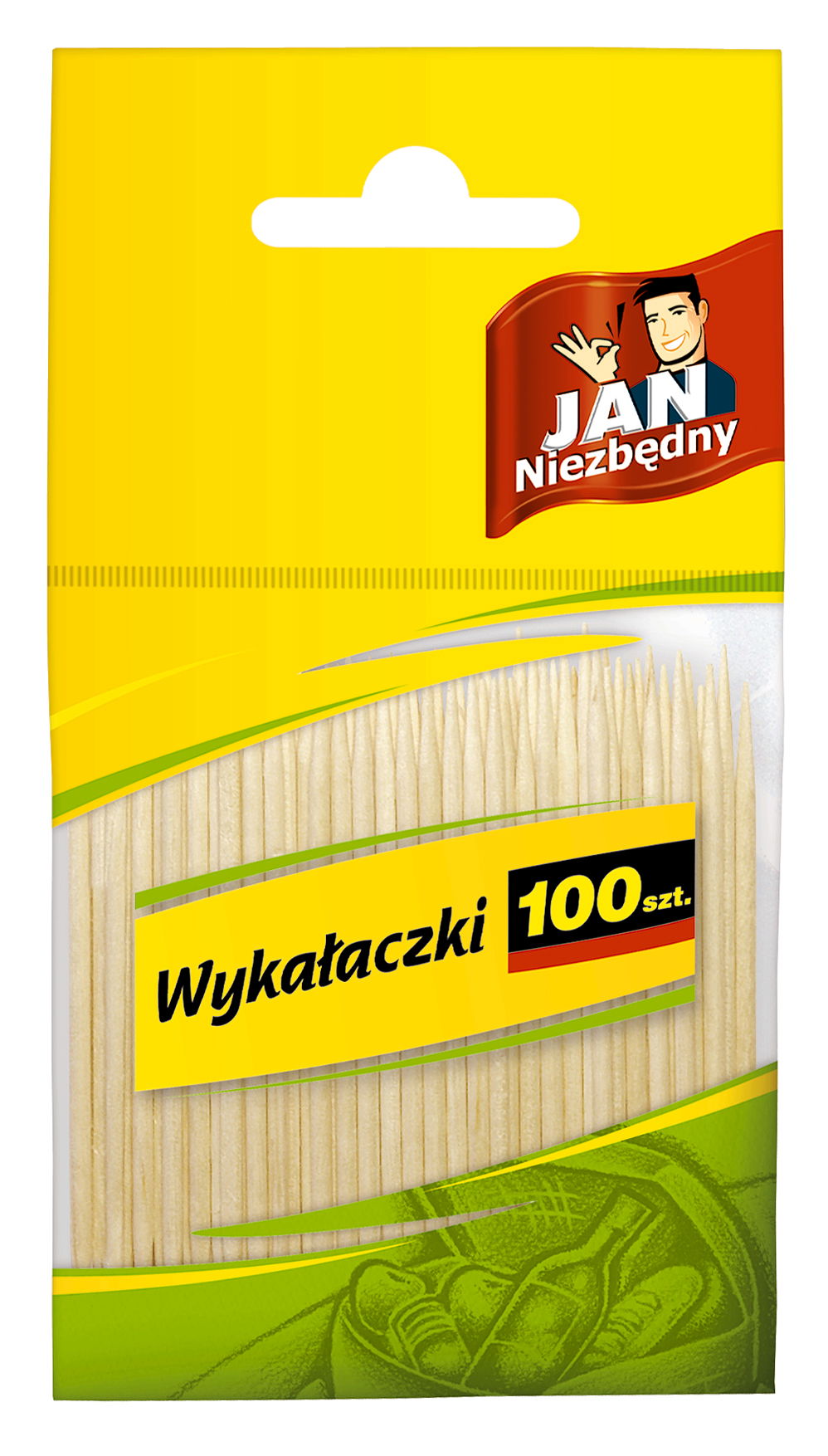 Drevené zubné špáradlá JAN NEZBYTNÝ 100 ks.