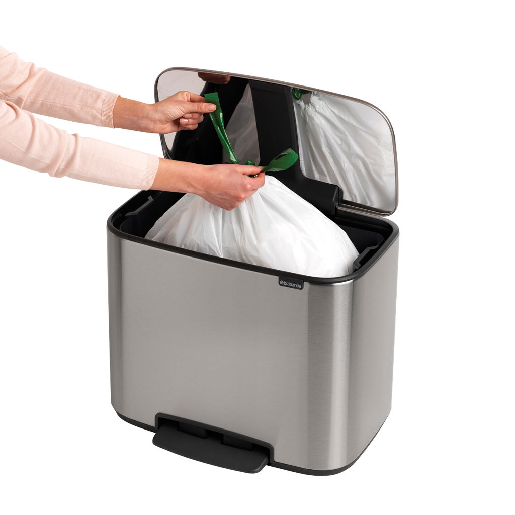 BRABANTIA Bo 36 l - odpadkový koš s pedálem z nerezové oceli