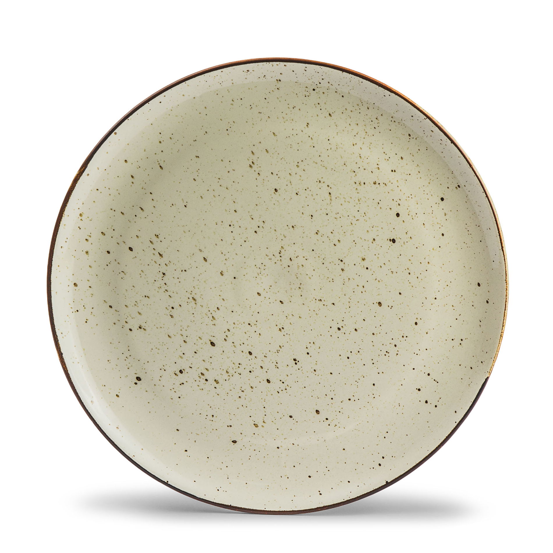 KERA CERAMIKA TERRA RUSTIC CREM 27,5 cm Keramický mělký jídelní talíř
