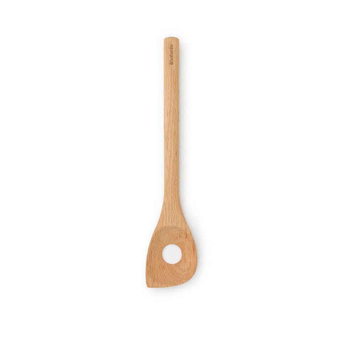 BRABANTIA Profile 2.0 Wooden 30,5 cm - łopatka kuchenna drewniana z otworem