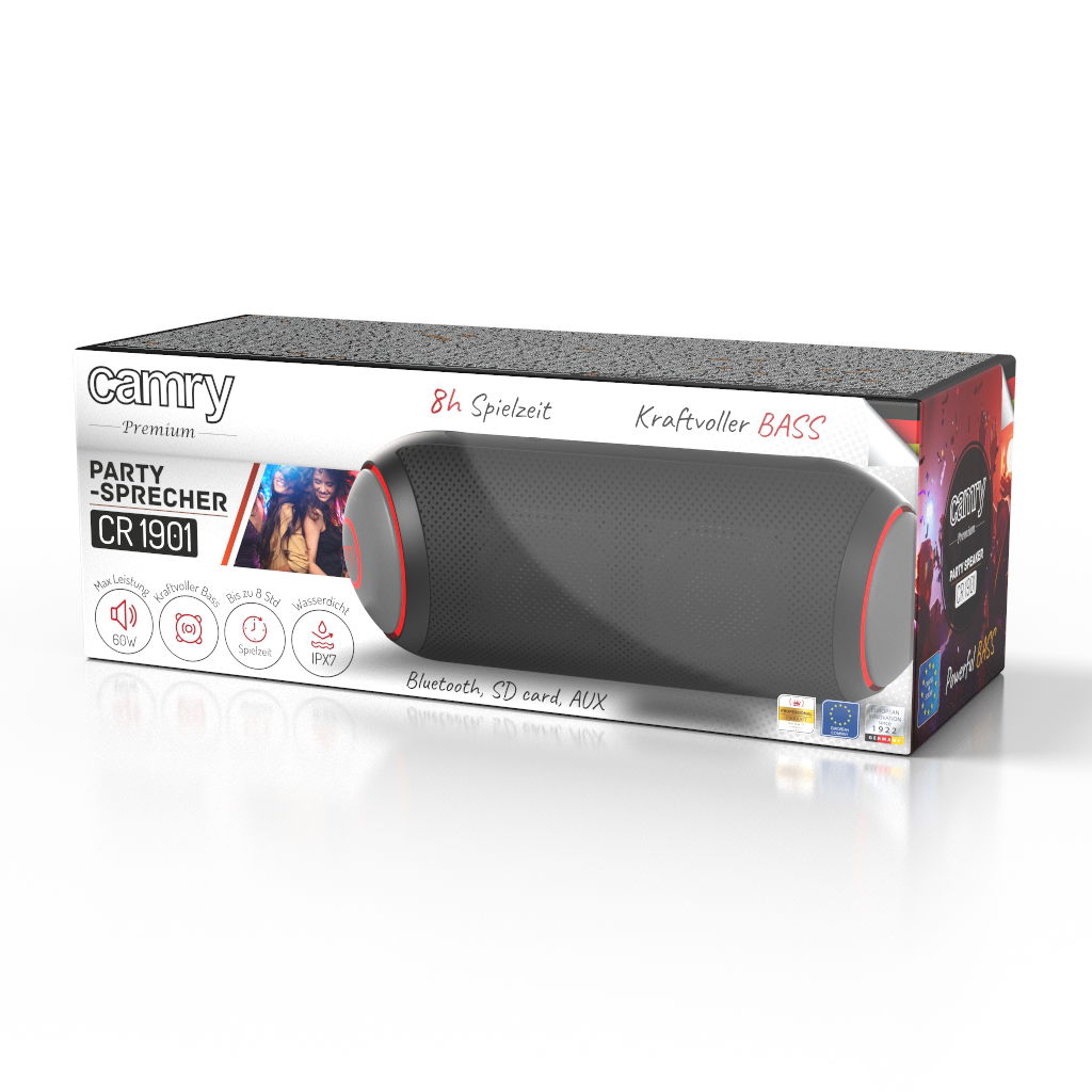 CAMRY CR 1901 - bezdrôtový bluetooth reproduktor