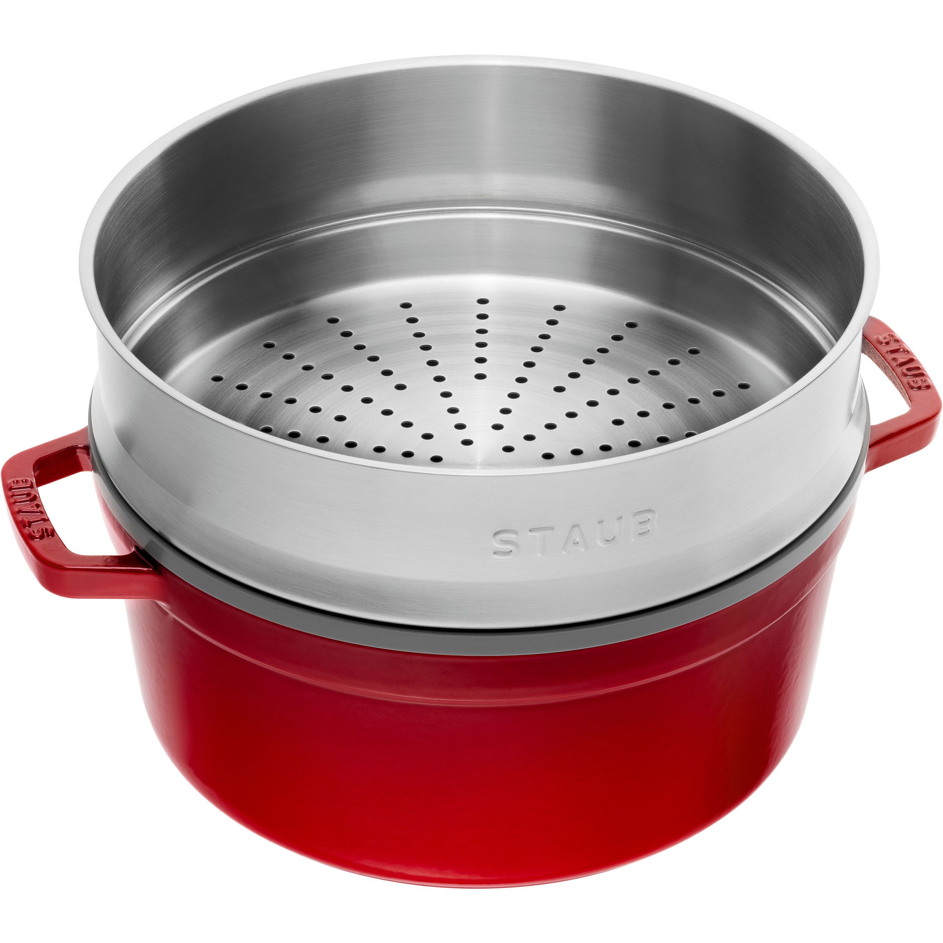 STAUB La Cocotte 3,8 l - litinový hrnec na vaření v páře s poklicí
