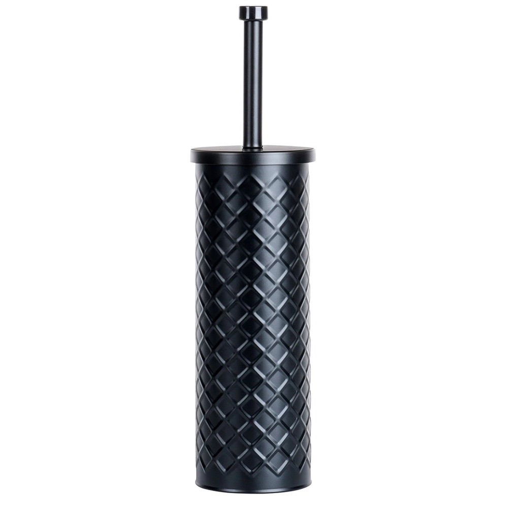 Szczotka do wc z pojemnikiem metalowym 38 cm