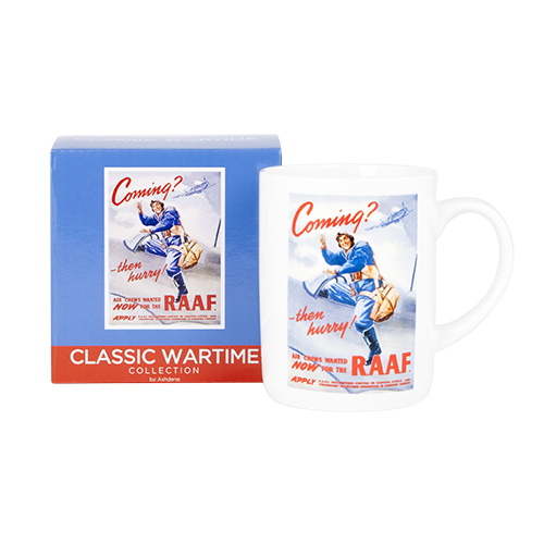 Porcelánový hrnek ASHDENE CLLASIC WARTTIME RAAF bílý 370 ml