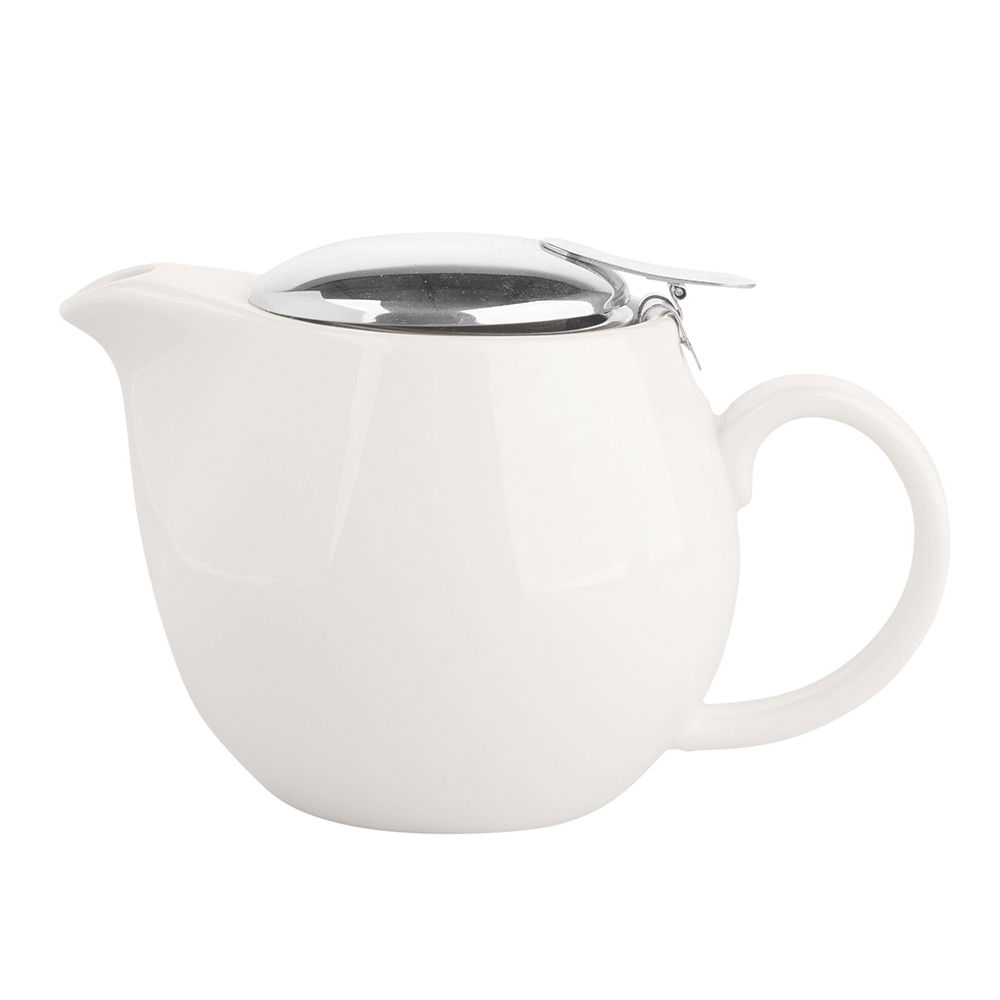 Dzbanek do herbaty porcelanowy z zaparzaczem  0,45 l