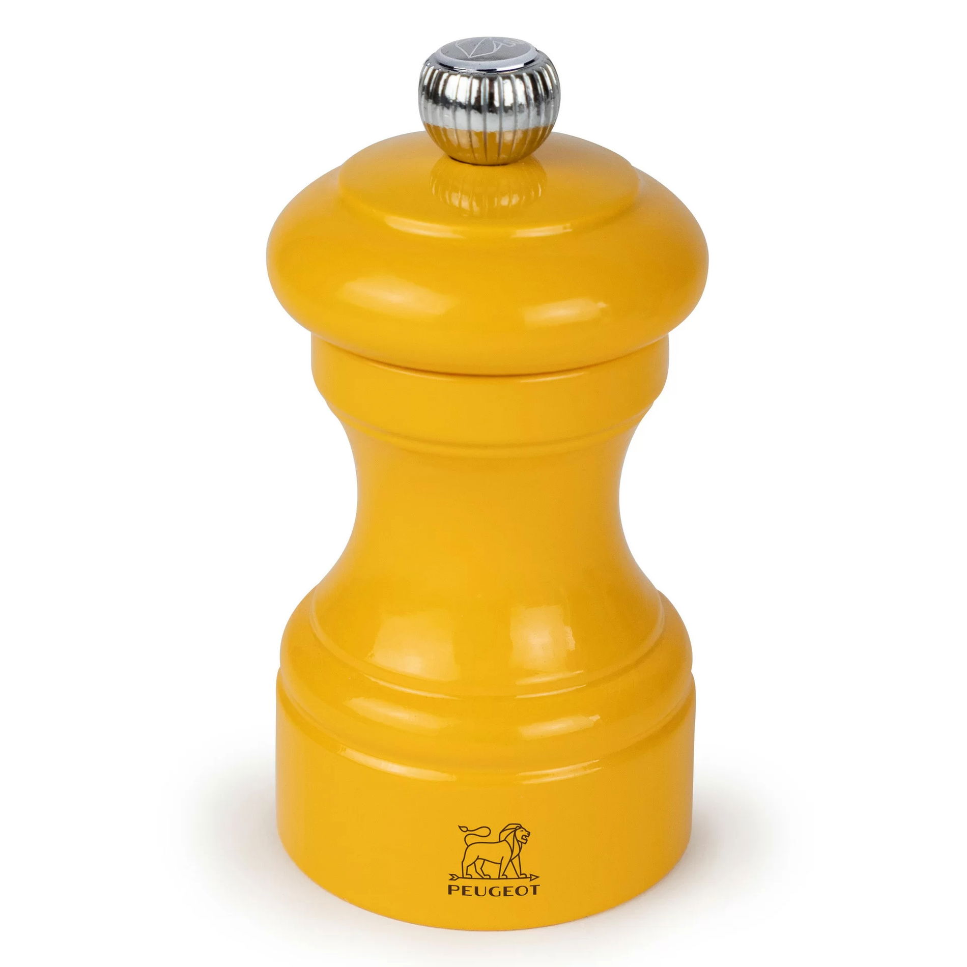 PEUGEOT Bistrorama Saffron Yellow 10 cm - ručný mlynček na soľ z bukového dreva