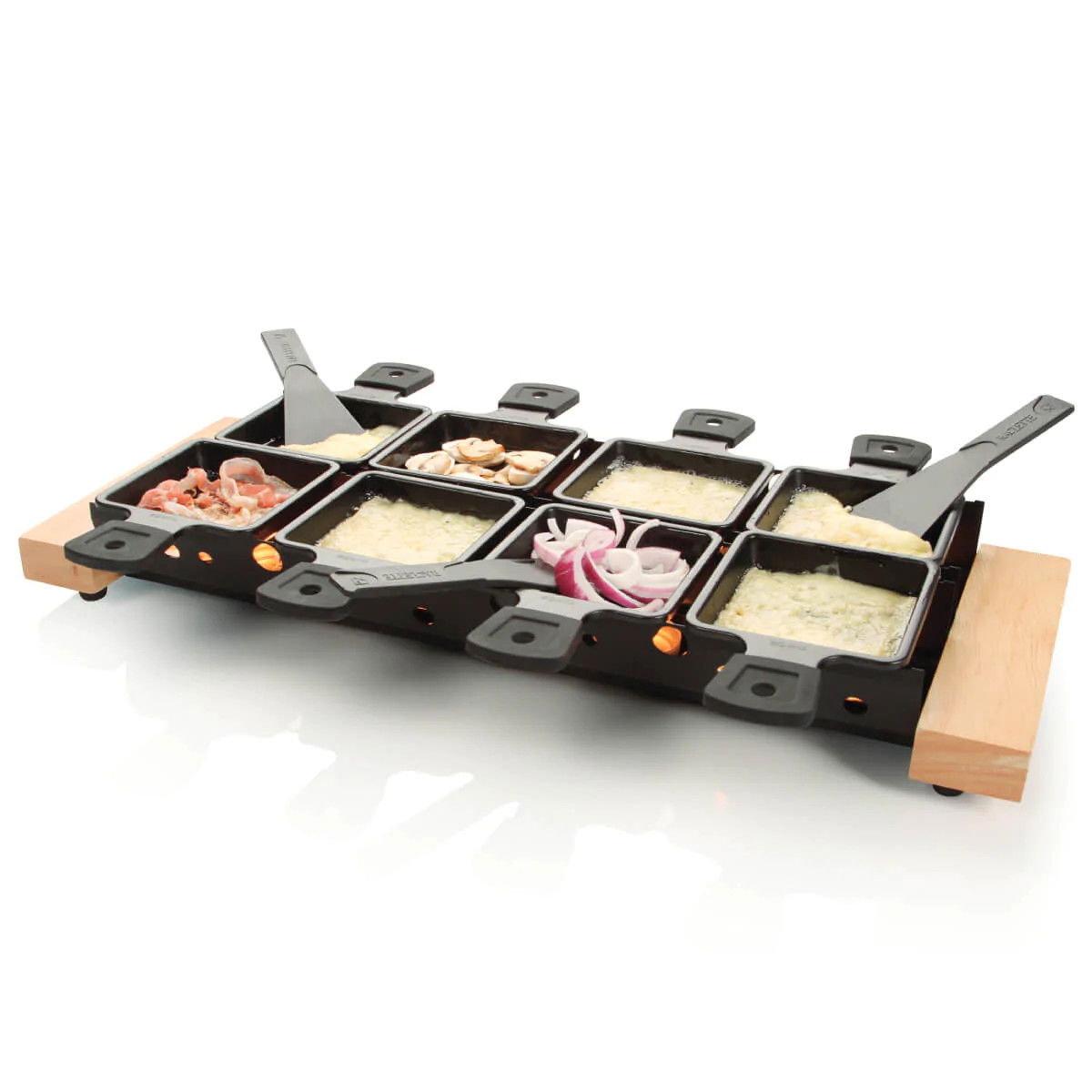 BOSKA Partyclette XL 8 ks - nádoby na pečenie raclette kovové