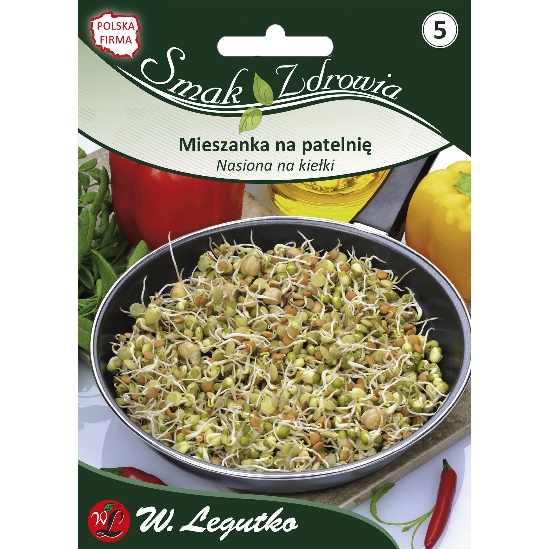 Semienka na klíčky W. LEGUTKO ZMES NA PANVICU 30 g