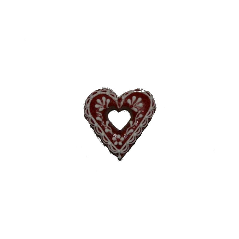 Kovová forma / vykrajovátko na sušenky HEART WITH HEART 5,5 cm