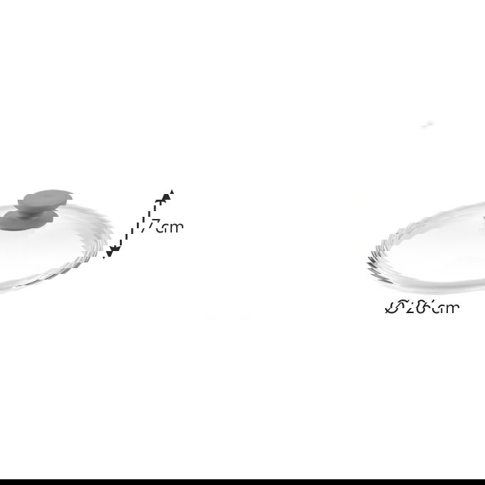 TESCOMA Unicover 26 cm - pokrywka szklana