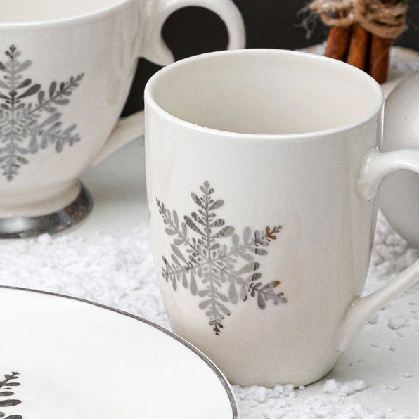 Porcelánový vánoční hrnek FLORINA ELSA 340 ml