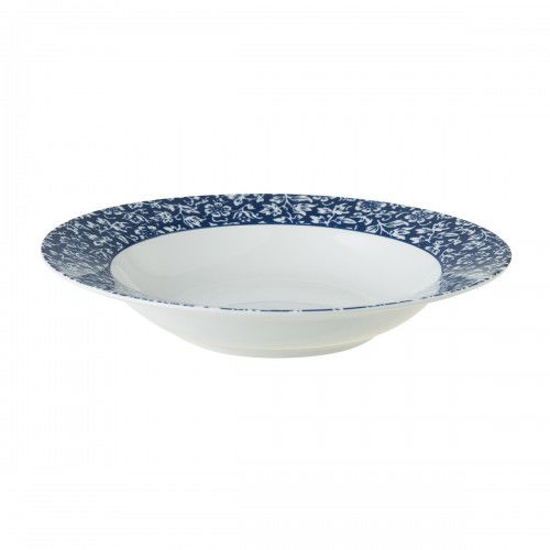 Hlboký porcelánový jedálenský tanier LAURA ASHLEY SWEET ALLYSUM BIELY 22 cm