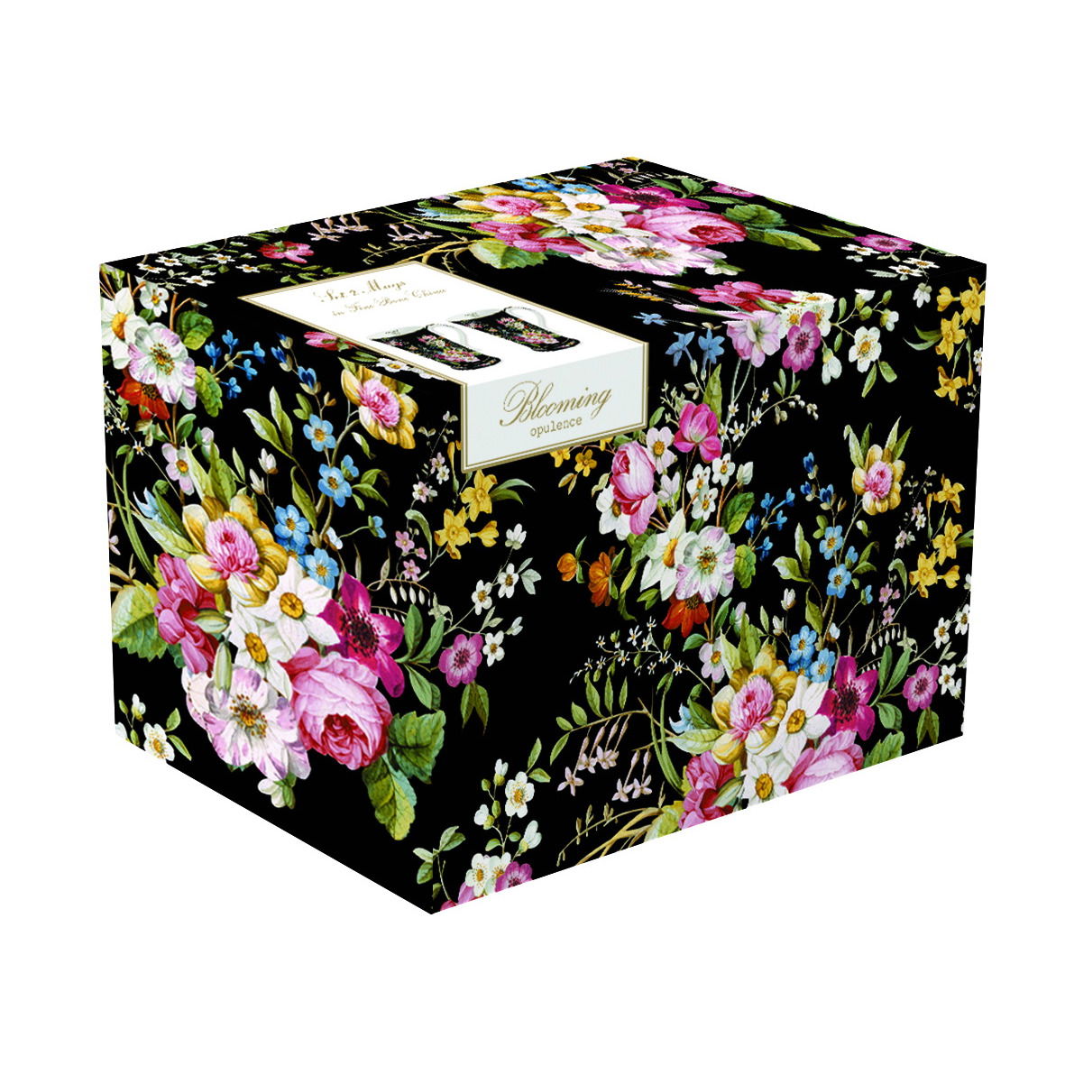 Porcelánové hrníčky EASY LIFE BLOOMING OPULANCE 270 ml 2 ks.