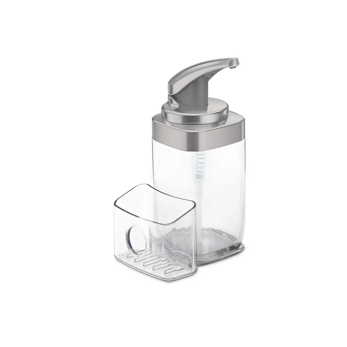 SIMPLEHUMAN 650 ml - dávkovač na umývací prostriedok na riad s kontajnerom na špongiu