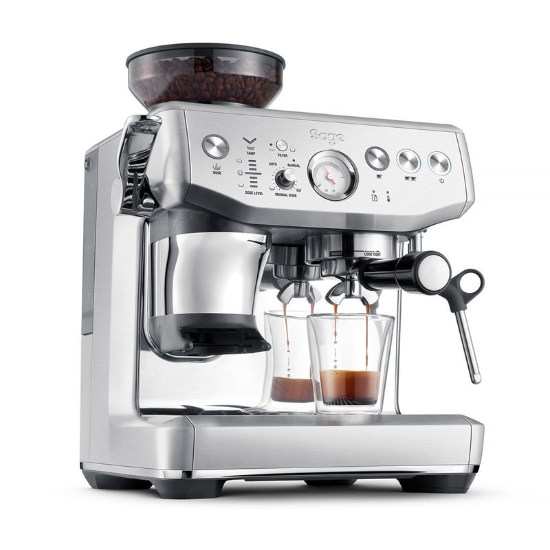 SAGE The Barista Express Impress 1650 W - tlakový kávovar z nerezové oceli