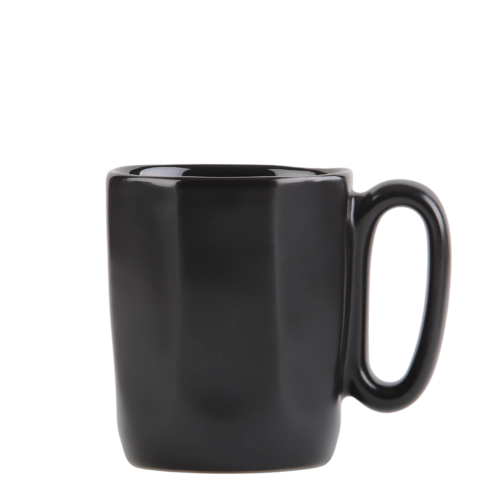VIALLI DESIGN Fuori 80 ml 2 szt. czarne - kubki do espresso kamionkowe