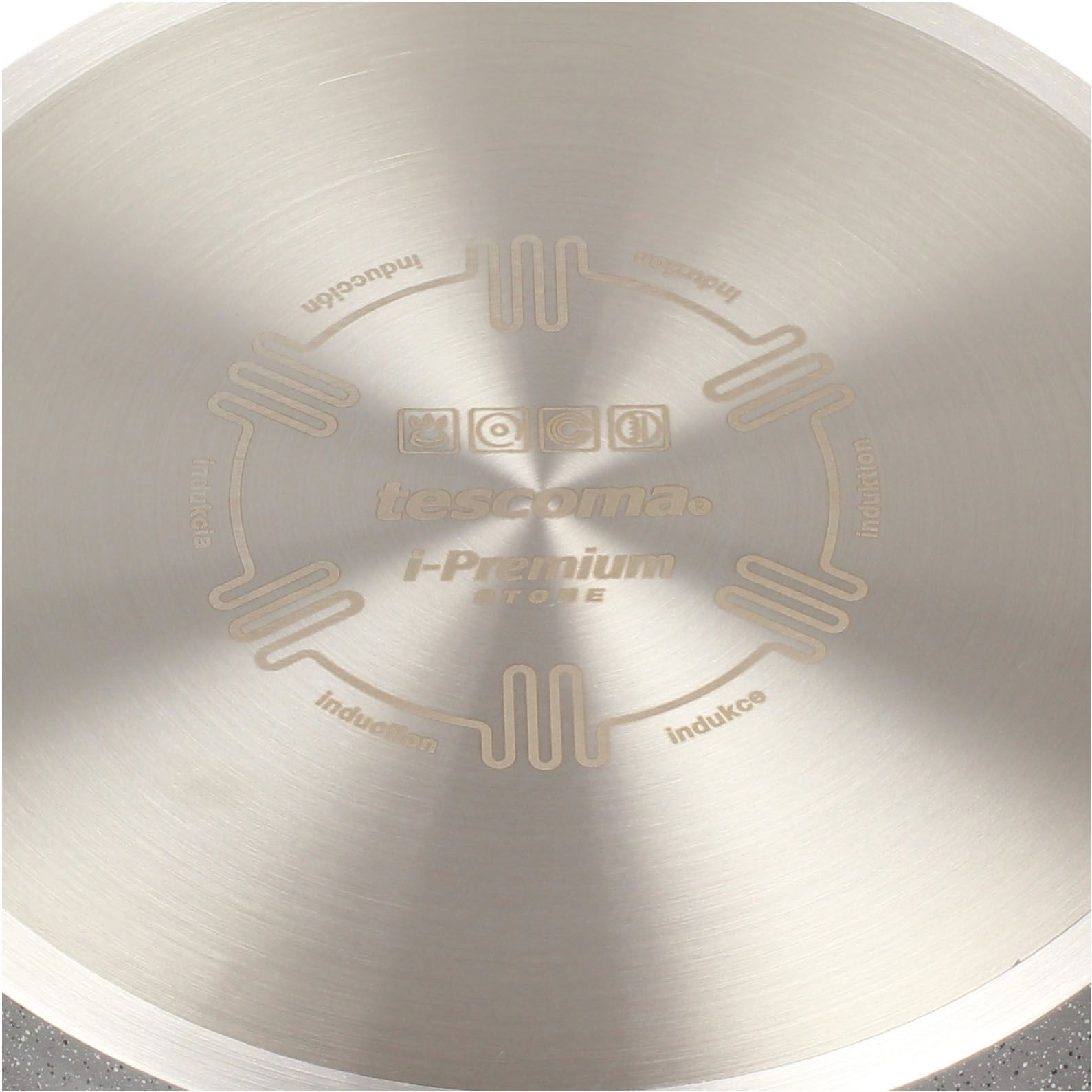 TESCOMA i-Premium Stone 28 cm šedá - nepřilnavá minerální pánev