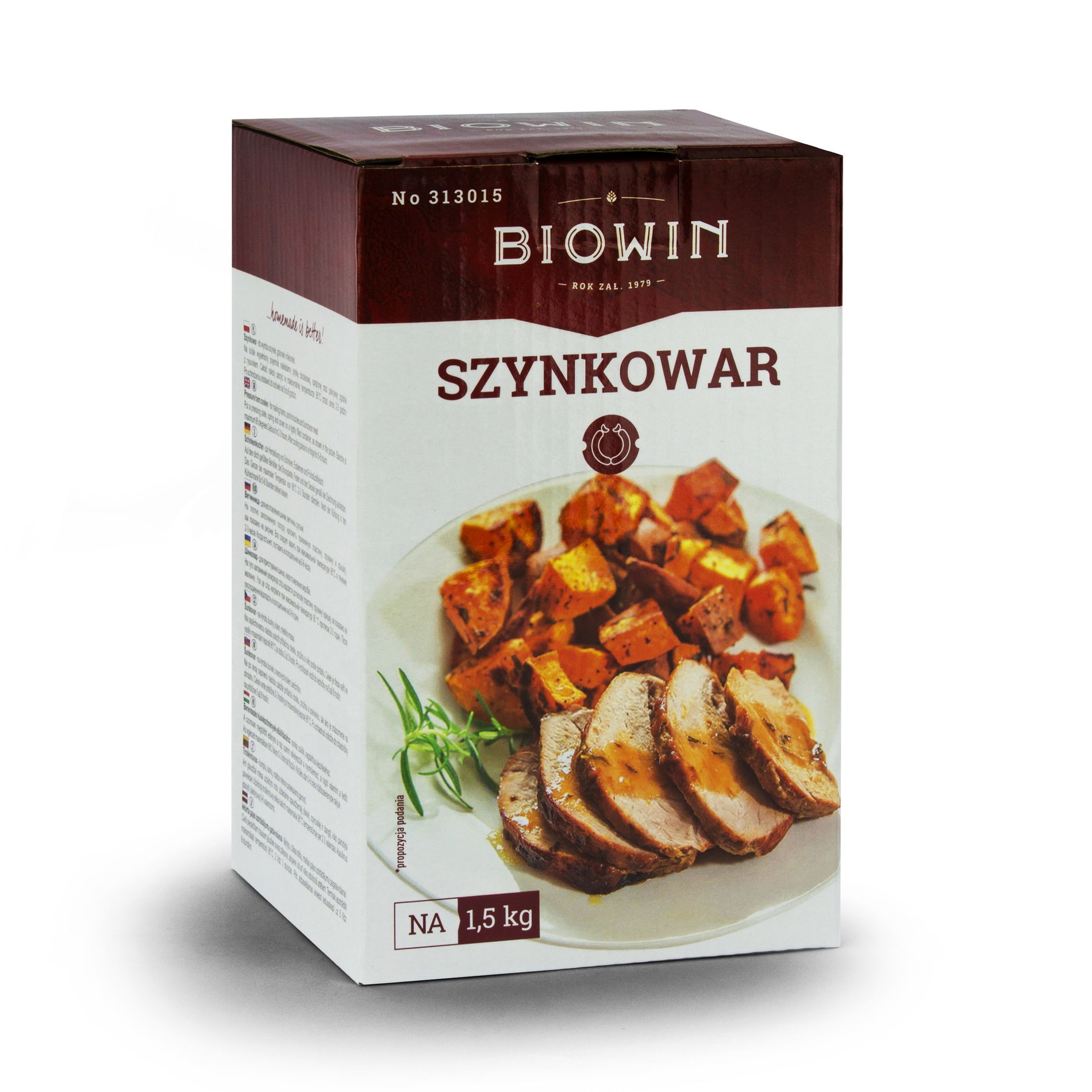 BROWIN 1,5 kg - šunkovar z nerezové oceli