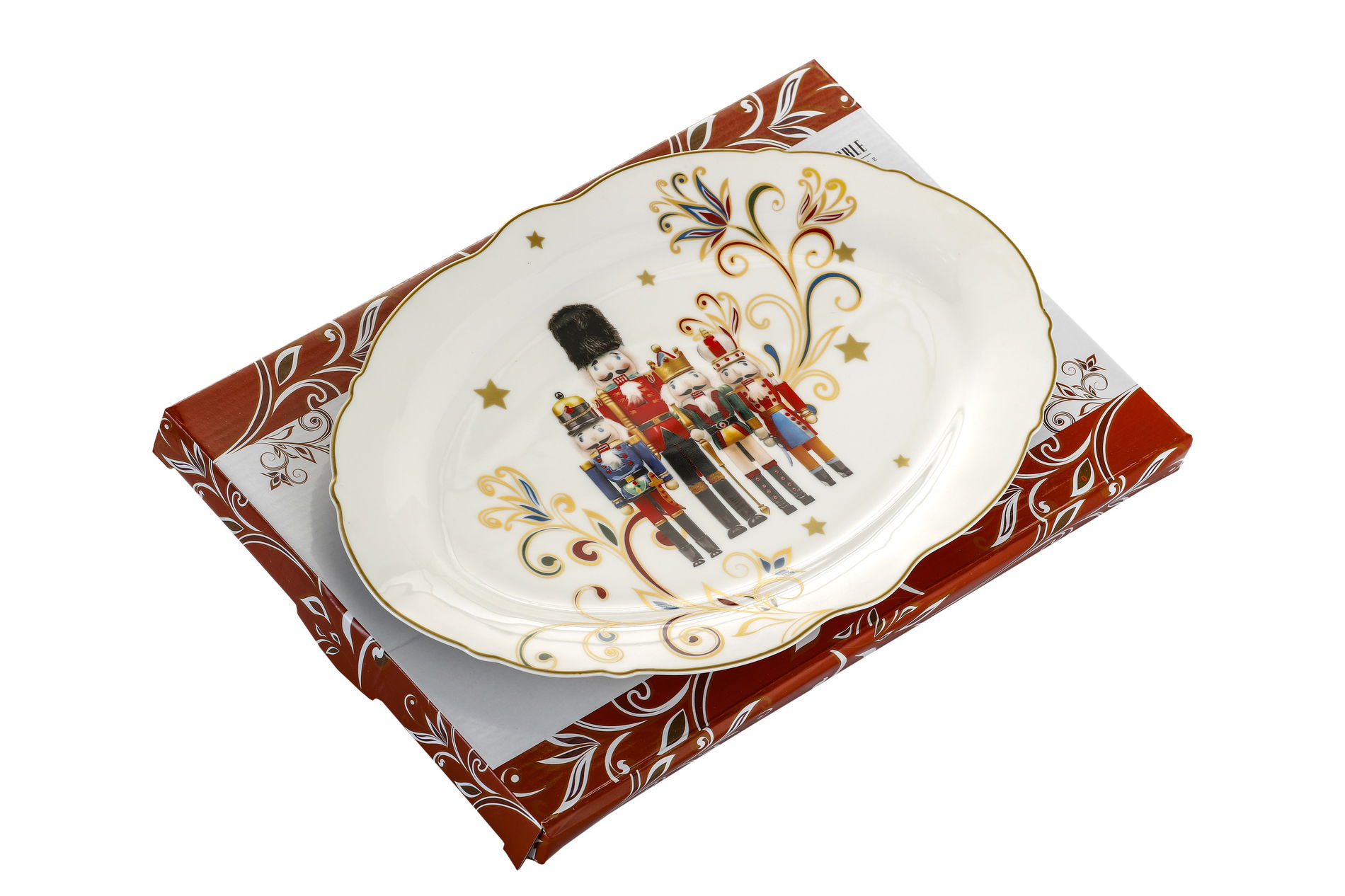 Porcelánový talíř 36 x 24 cm