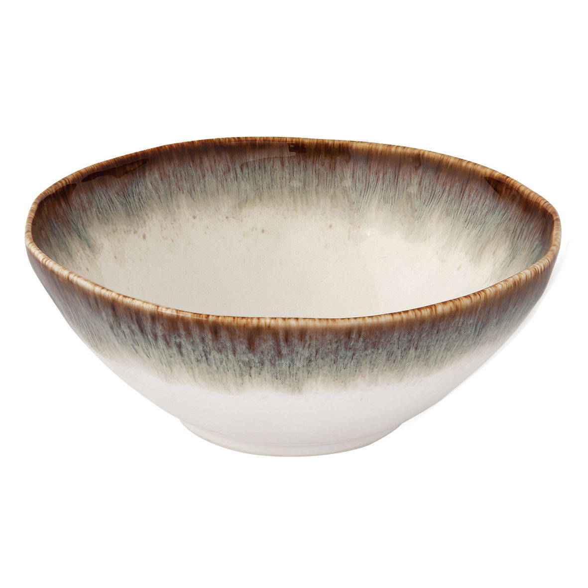 Porcelánová miska / šalátová miska EASY LIFE BROWN 18 cm