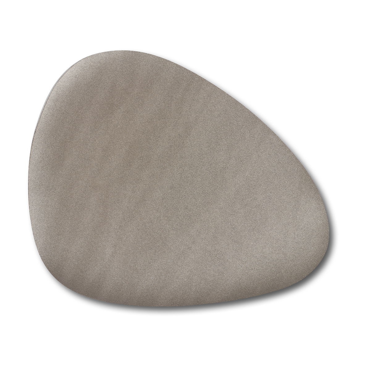 ZELLER Leather 42 x 34 cm taupe - plastová podložka na stůl