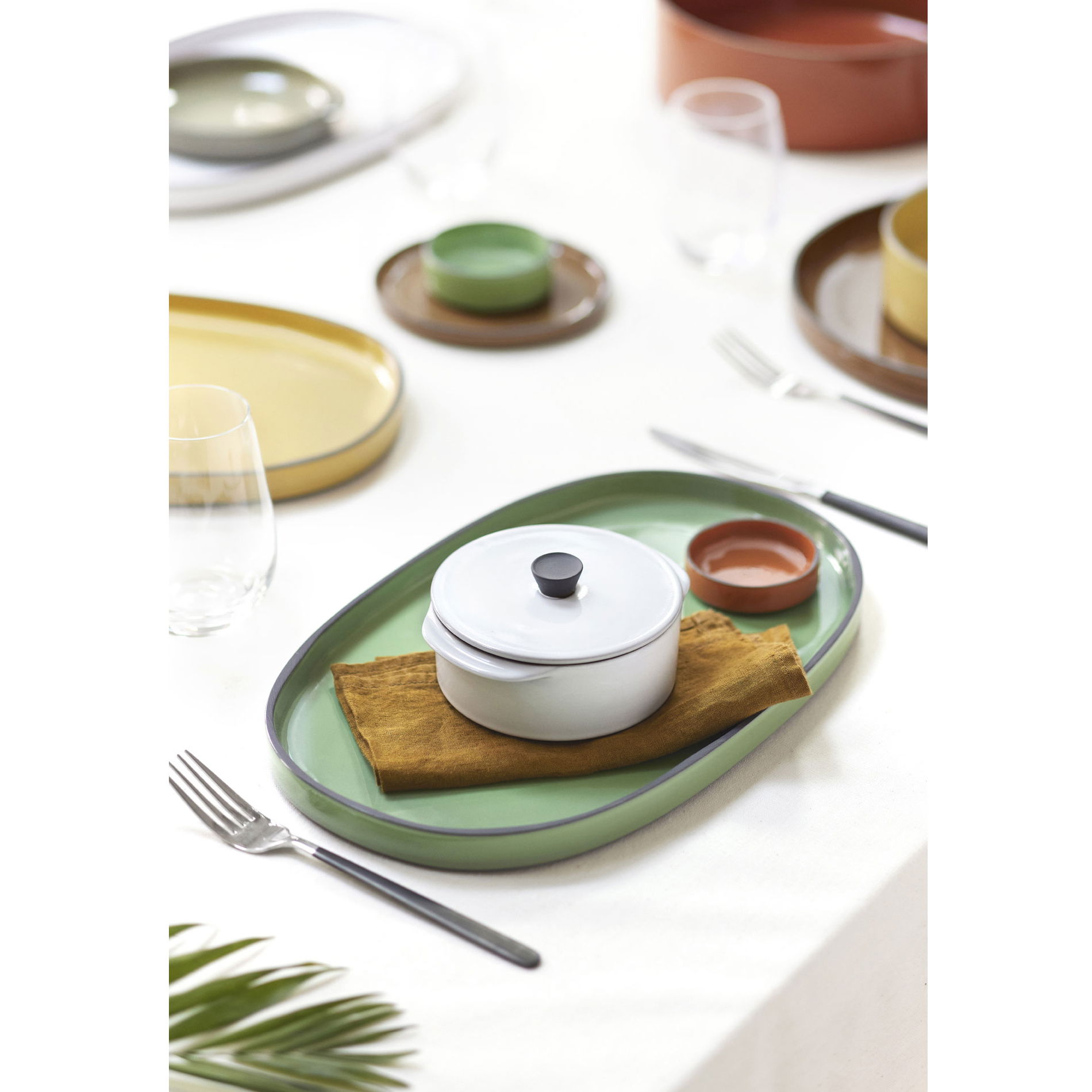 REVOL Caractere Cynamon 7 cm - miseczka do dipów i na przekąski porcelanowa
