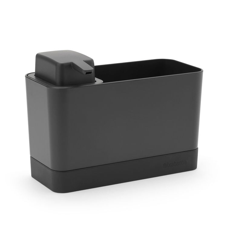 BRABANTIA SinkSide czarny - organizer do zlewu z dozownikiem płynu plastikowy