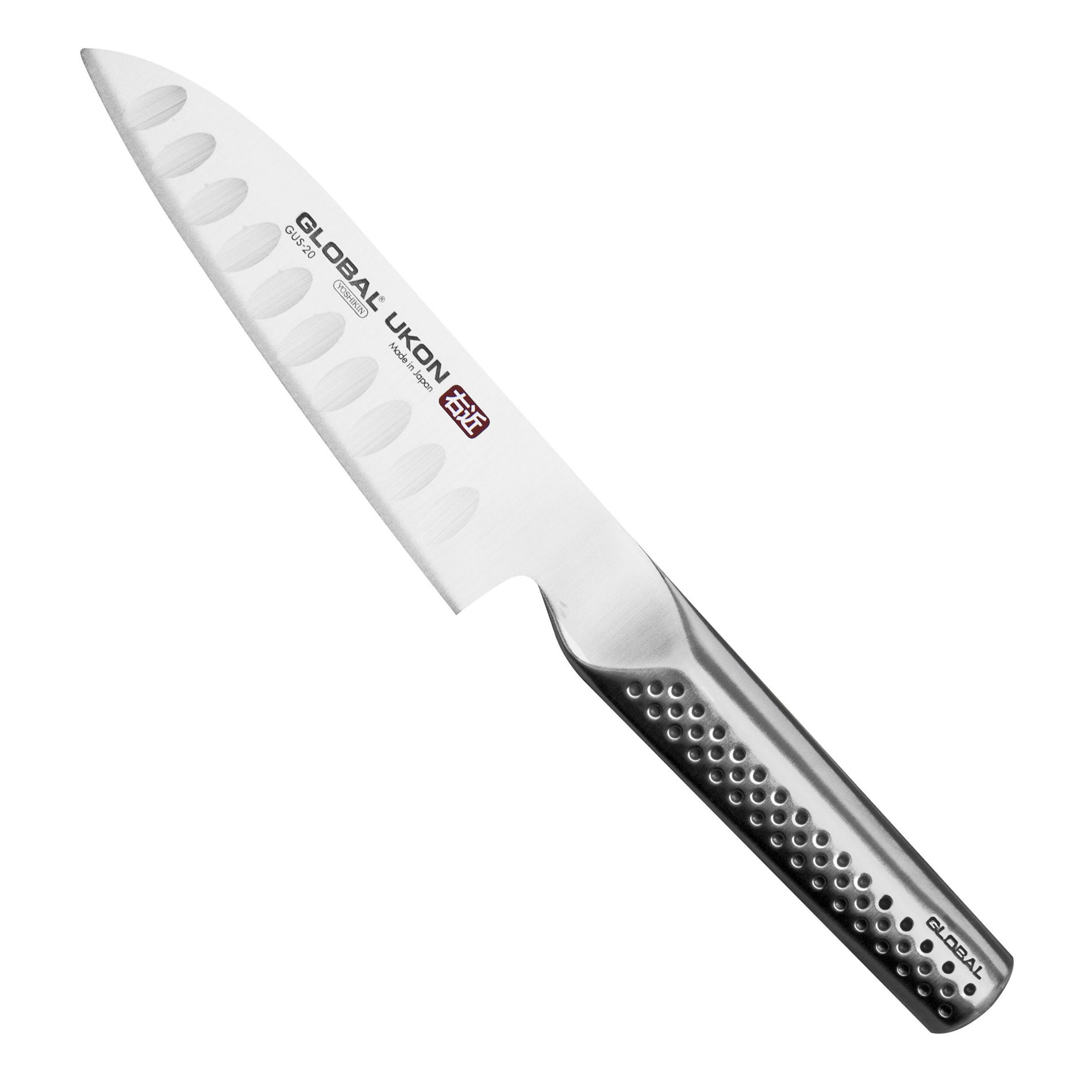 GLOBAL Ukon 14 cm - japonský nôž Santoku z nehrdzavejúcej ocele