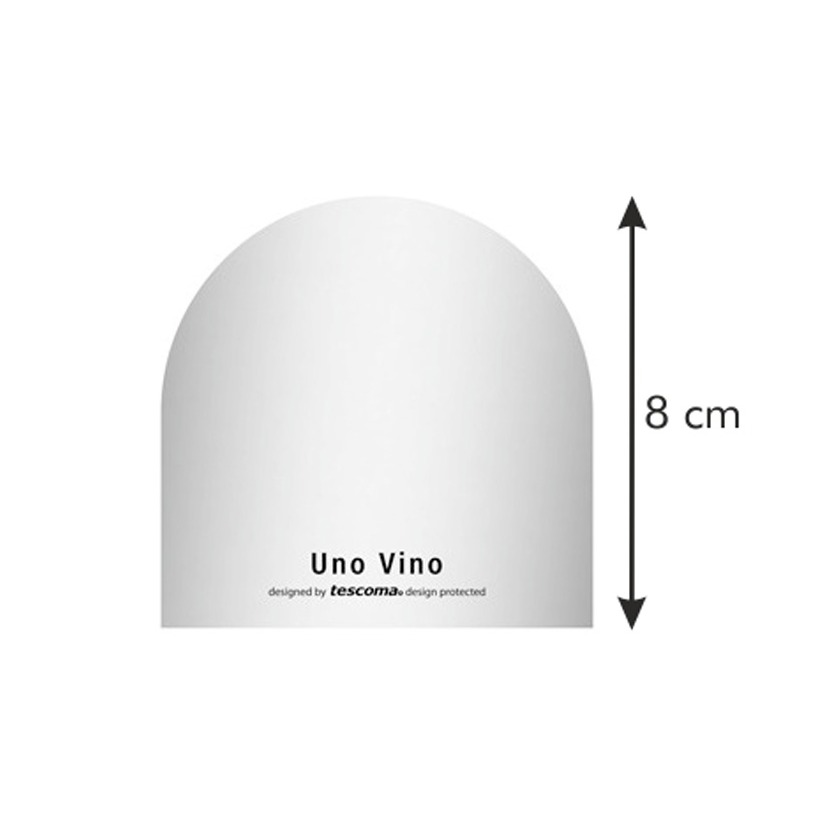 TESCOMA Uno Vino 4 ks – kovová nálevka na na víno a láhve