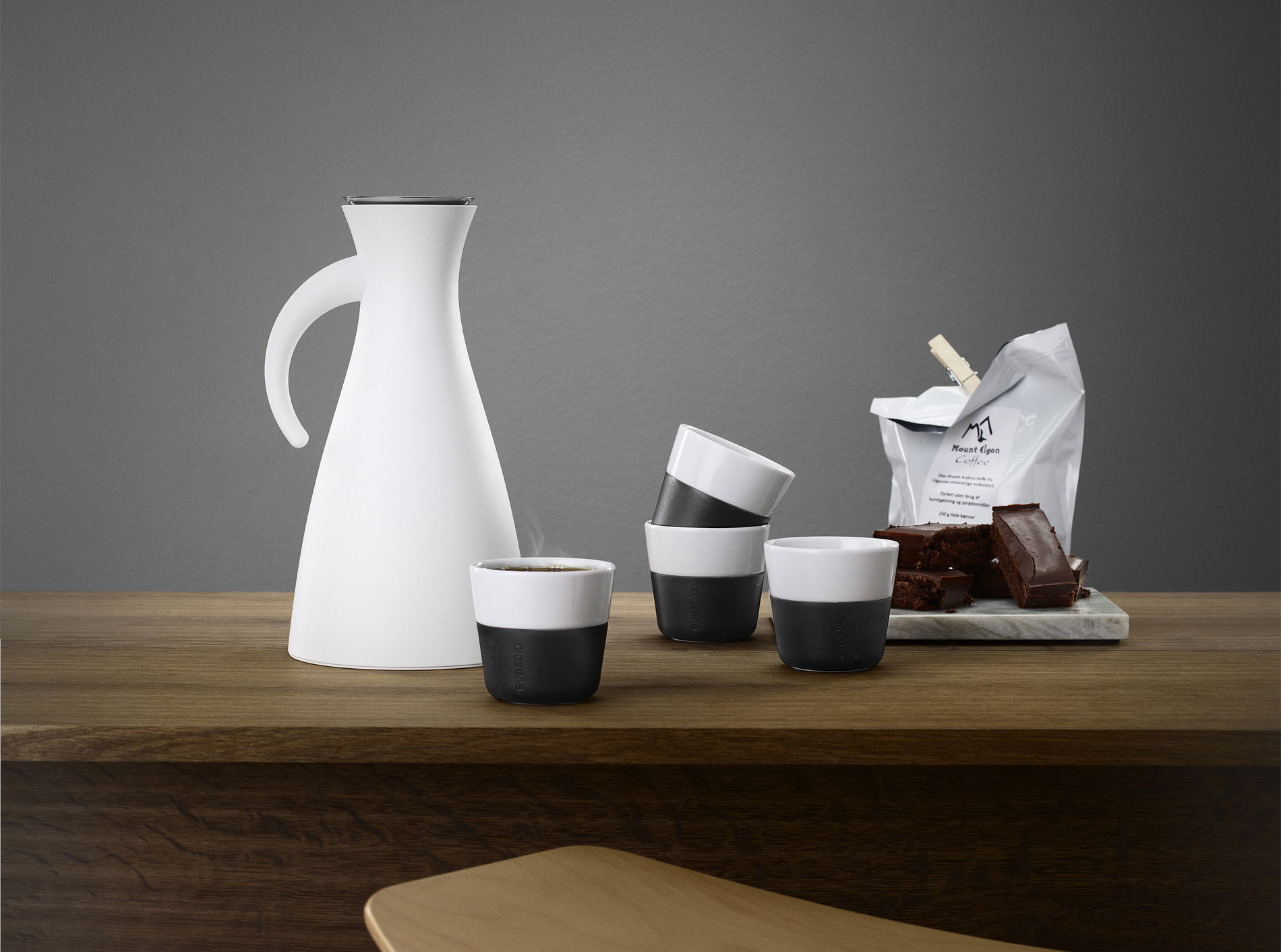 EVA SOLO 230 ml 2 ks - porcelánové kávové šálky