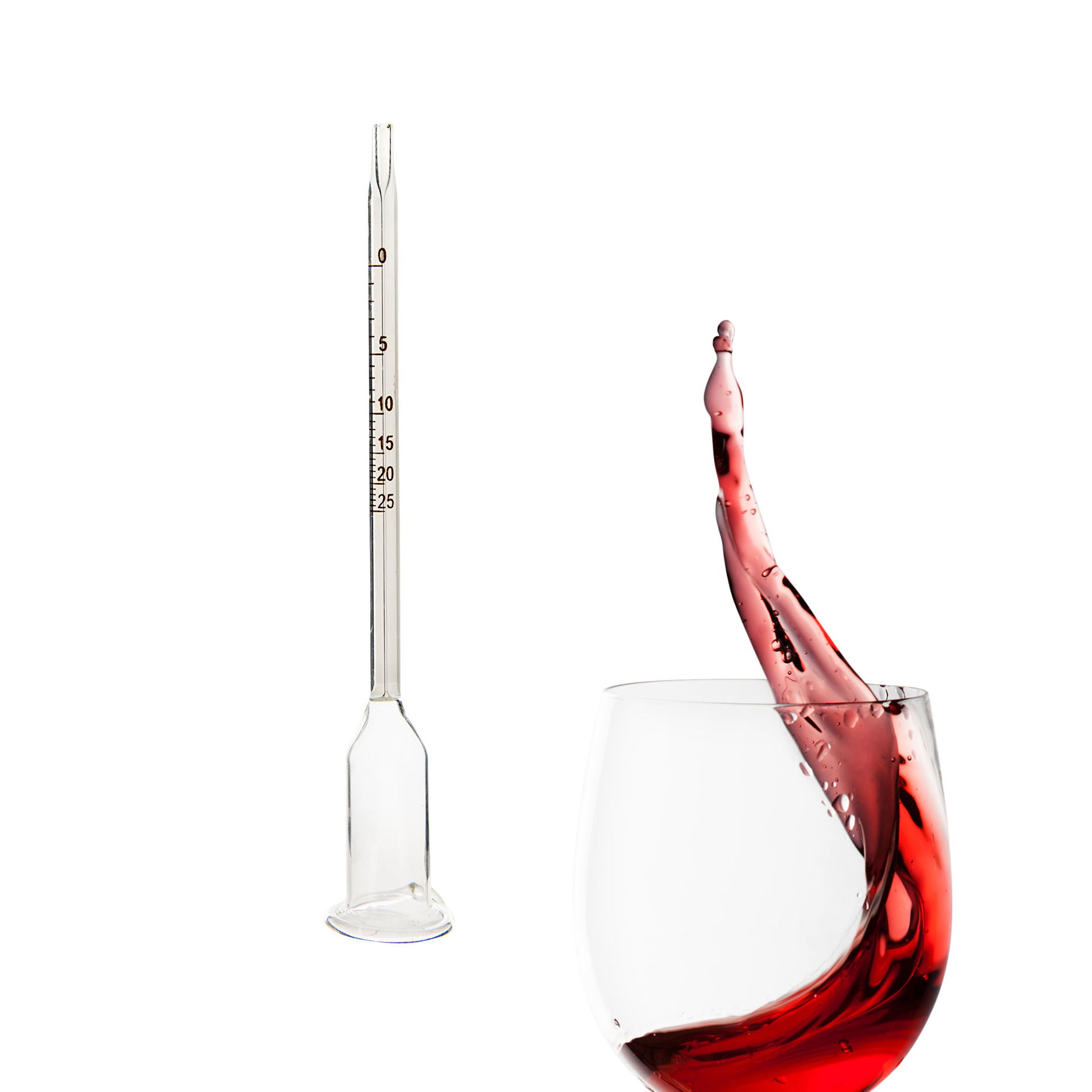 BROWIN Wine - kapilárny alkoholmeter na meranie obsahu alkoholu