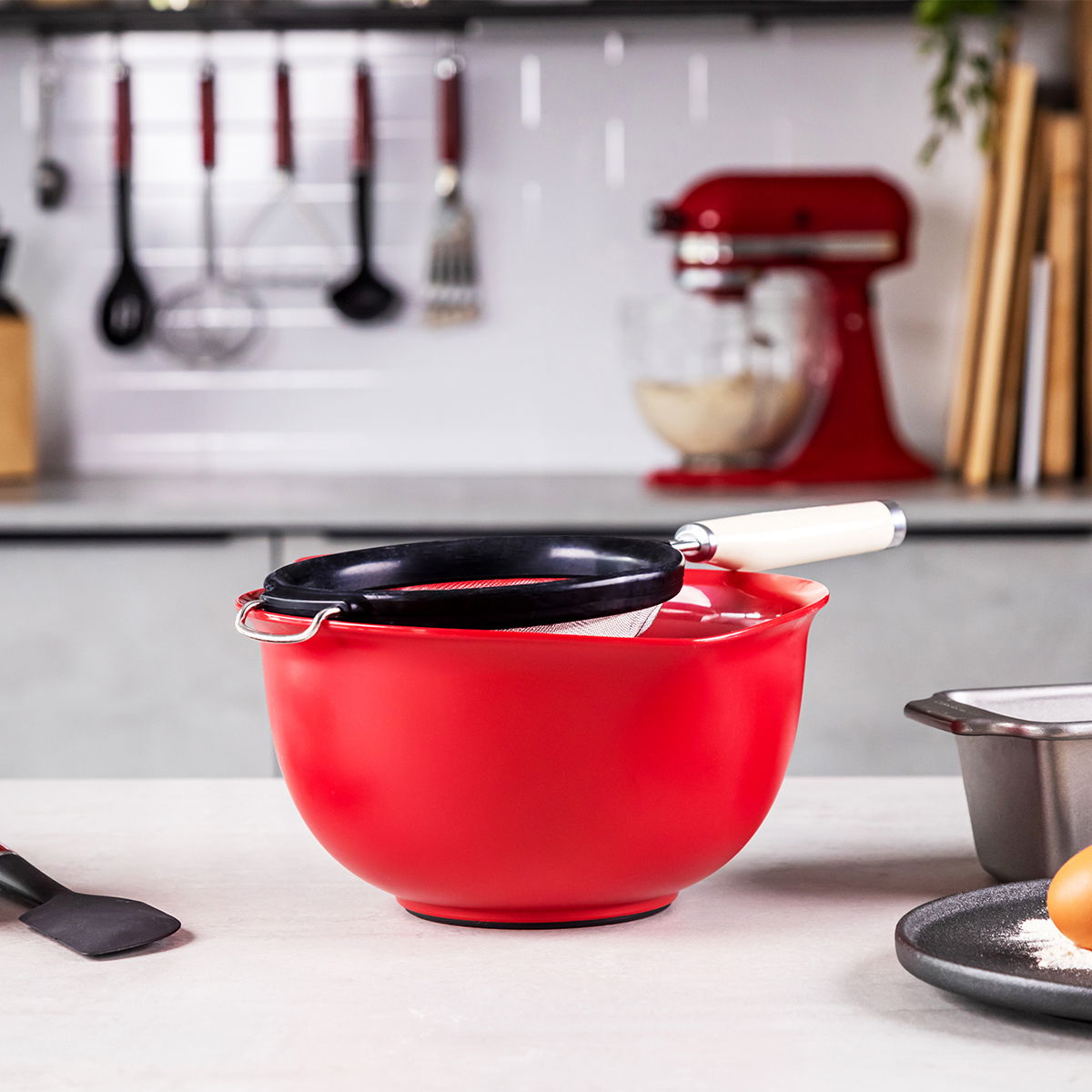 KITCHENAID Coreline 17,5 cm - kuchyňské sítko z nerezové oceli