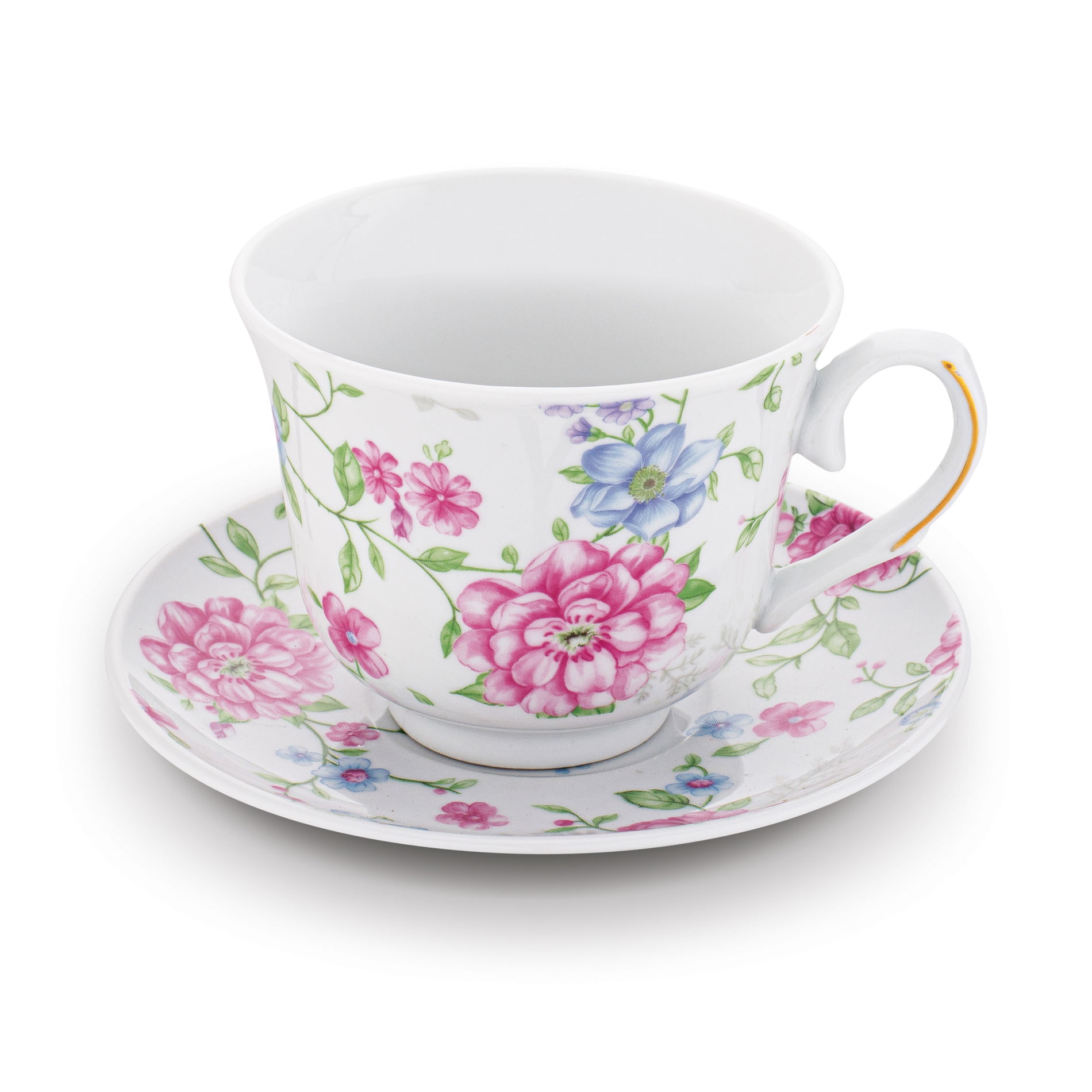 Porcelánové šálky na kávu a čaj s tanierikmi TADAR BELLA FEGURO VITTORIA 250 ml 6 ks.