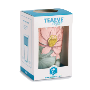Porcelánový hrníček s infuzérem a víčkem EIGENART TEAEVE PADMA 350 ml