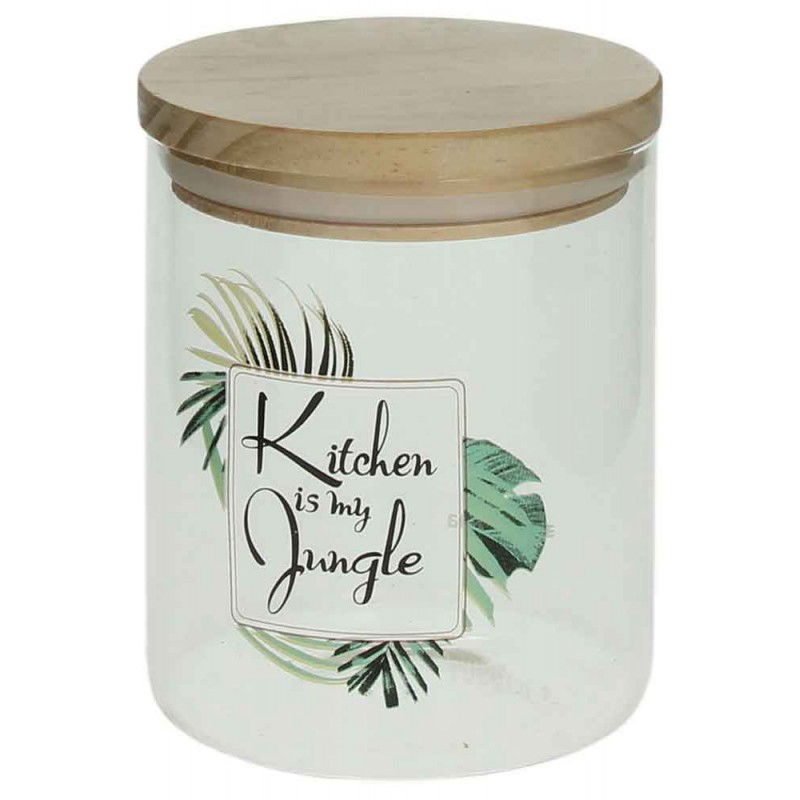TOGNANA Jungle 0,75 l - sklenený pohár / nádoba na sypké produkty s vekom