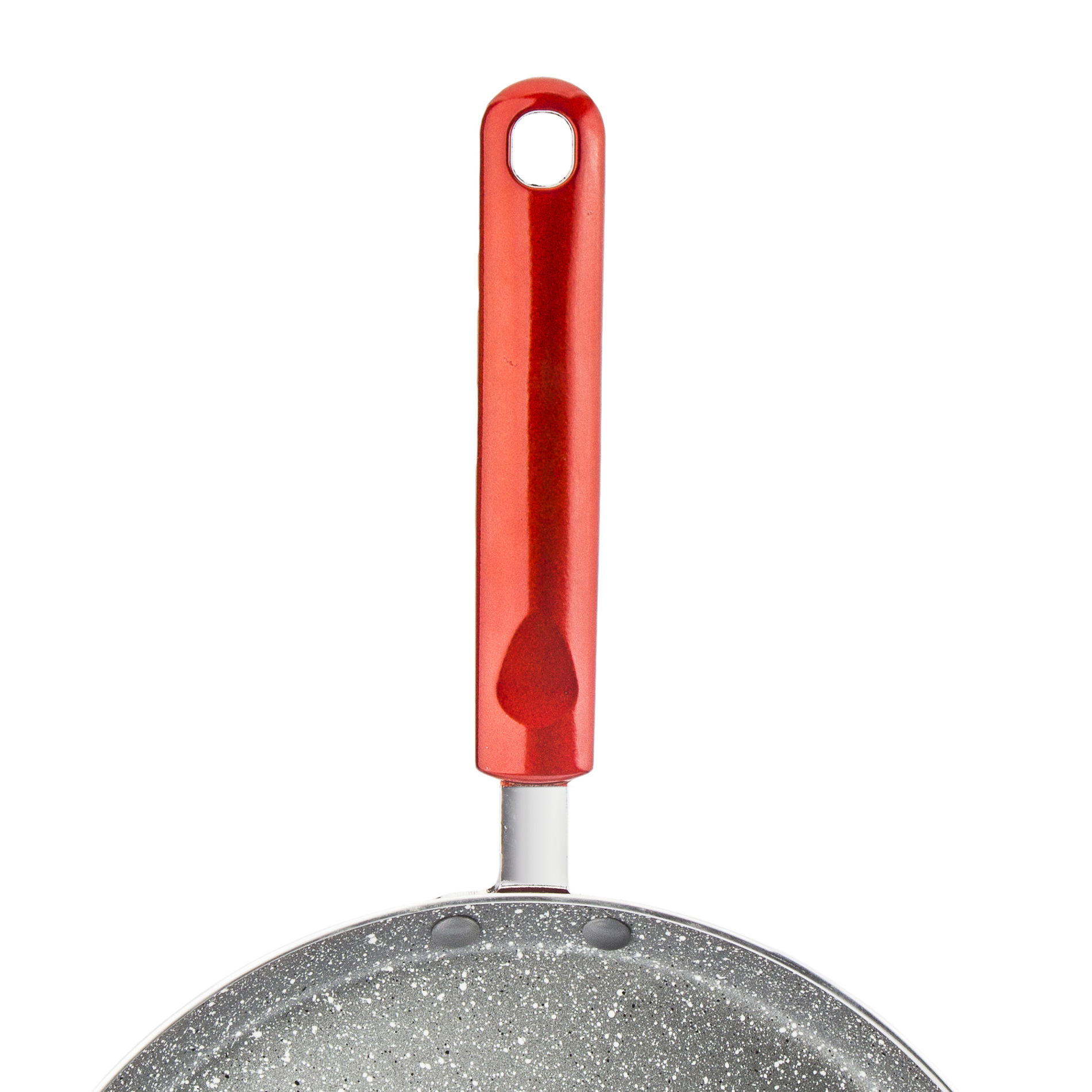 AMBITION Jasper 25 cm červená - hliníková pánev na palačinky
