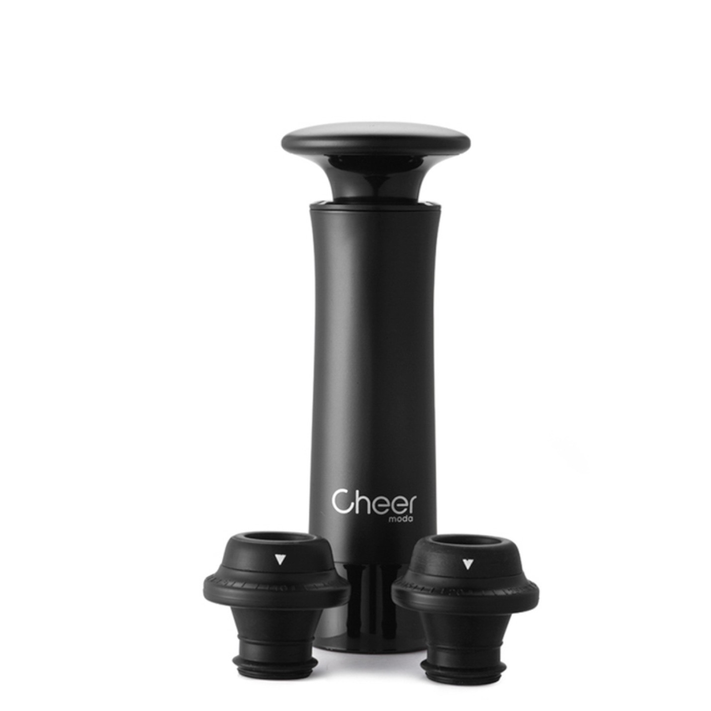 CHEER MODA Treeplet 12,8 cm - vakuová pumpa na víno se 4 zátkami