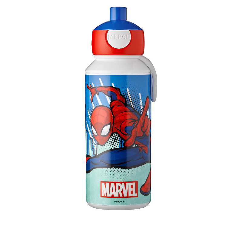 MEPAL Campus pop-up Spiderman 0,4 l niebieski - bidon plastikowy