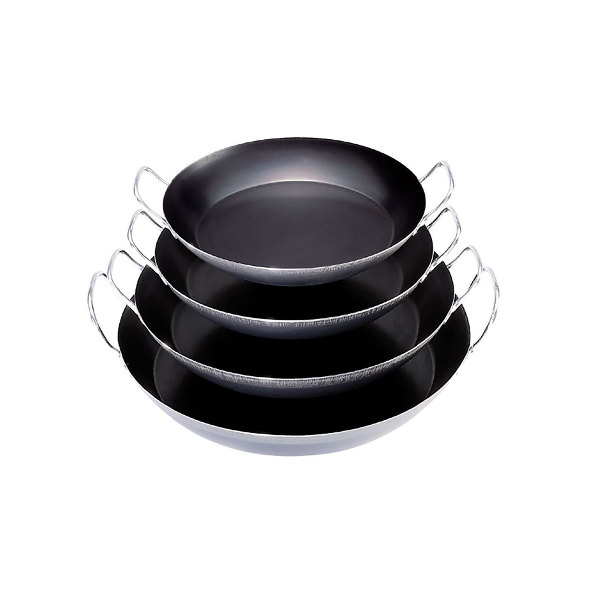DE BUYER Outdoor Paella 34 cm - pánev z uhlíkové oceli