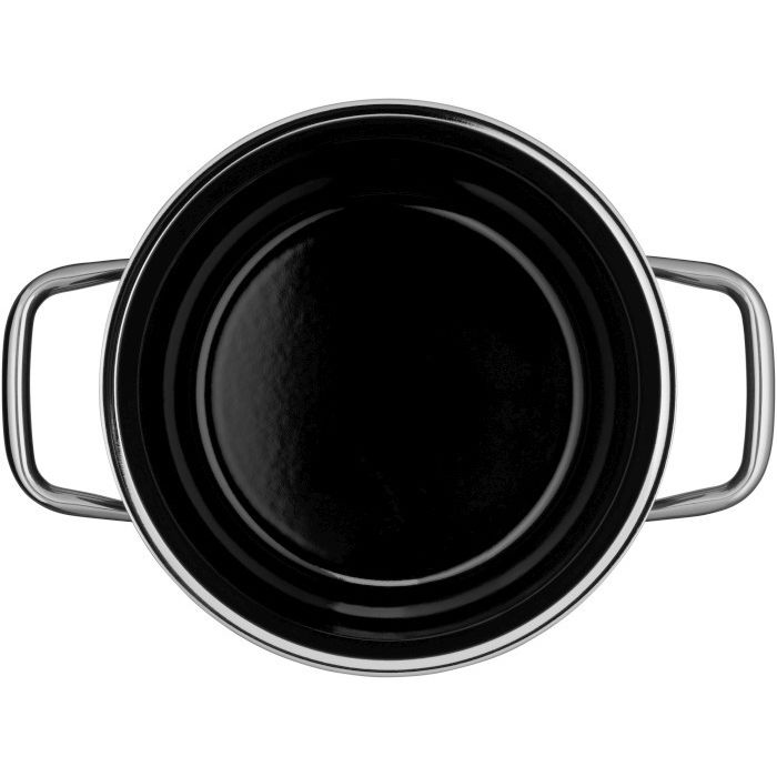 WMF Fusiontec Compact 2,4 l černý - nerezový hrnec s poklicí