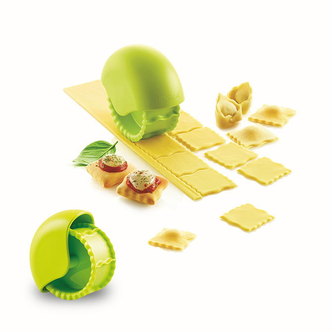 SILIKOMART Snack''n Roll zelené – plastové radýlko