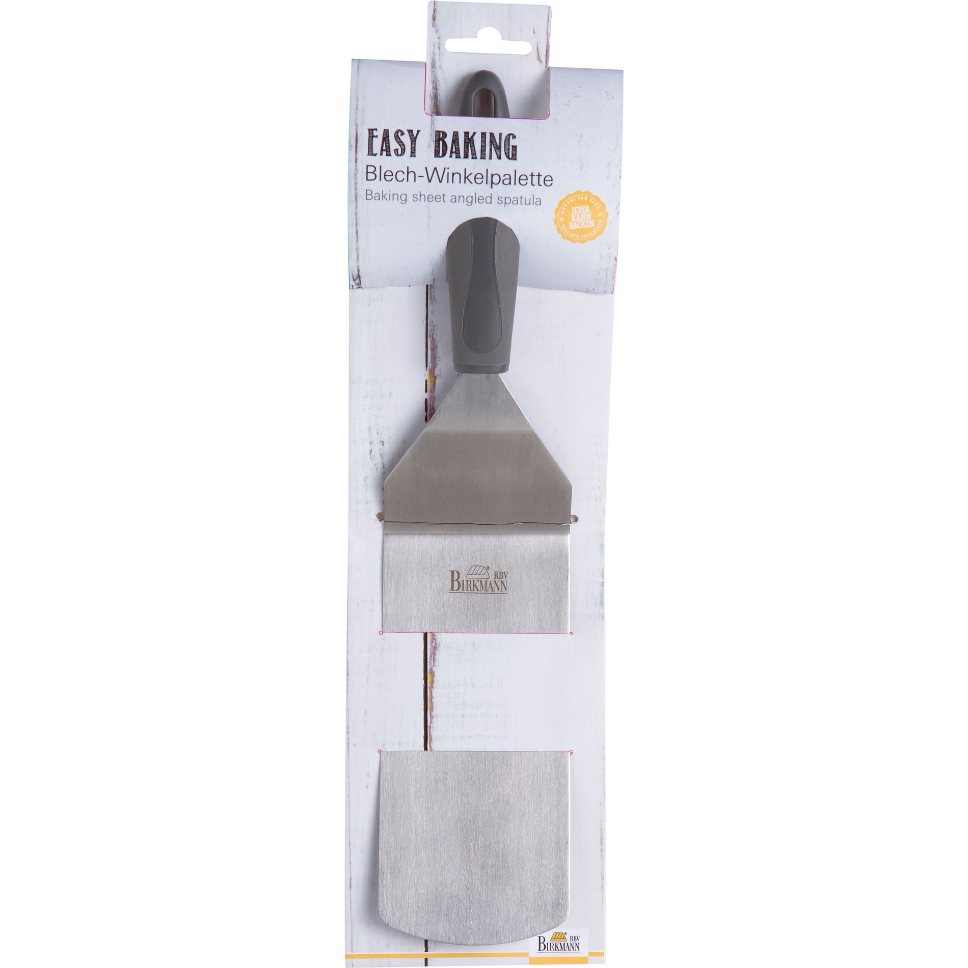 Oceľová nerezová špachtľa na koláč BIRKMANN EASY BAKING WIDE