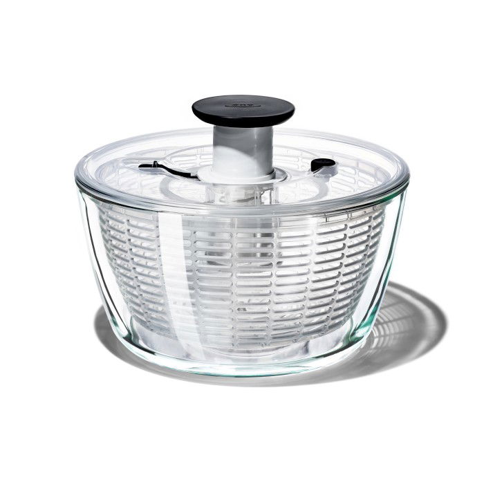 OXO Good Grips 27 cm - skleněná centrifuga / sušička na salát