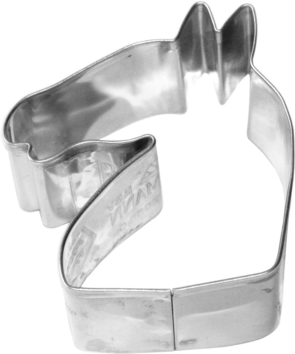 Kovová forma / vykrajovátko na sušenky BIRKMANN HORSE HEAD 6,5 cm