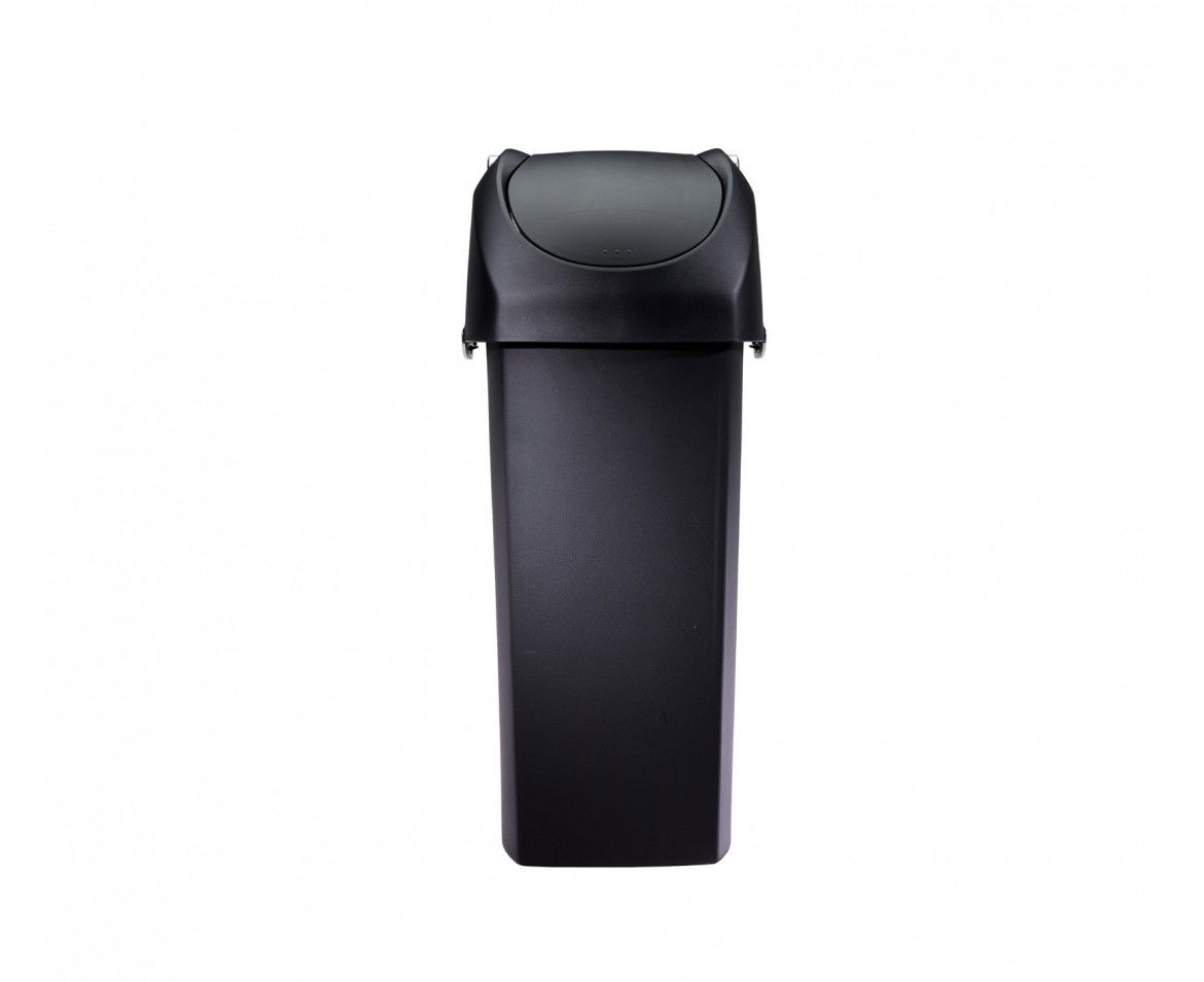 Plastový odpadkový koš SIMPLEHUMAN DIRTY BLACK 40 l